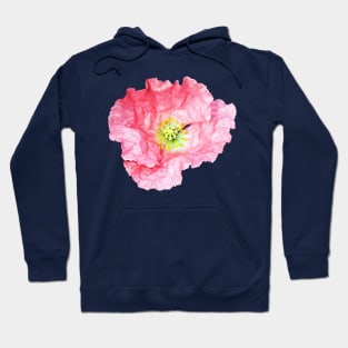 Elegant Pink Poppy Hoodie